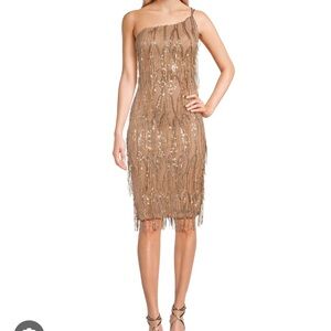 Elegant Sequin One-Shoulder Dress